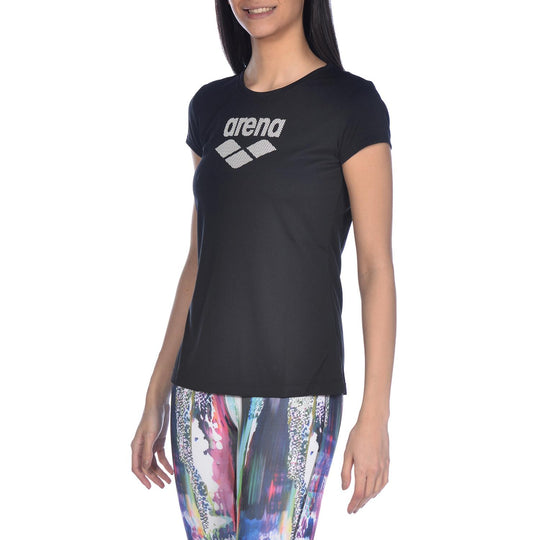 Playera arena Gym Logo Para Mujer